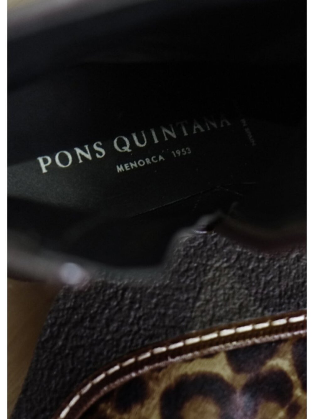 NEW Pons Quintana leopard-print ponyskin platform ankle boots - Picture 9 of 11